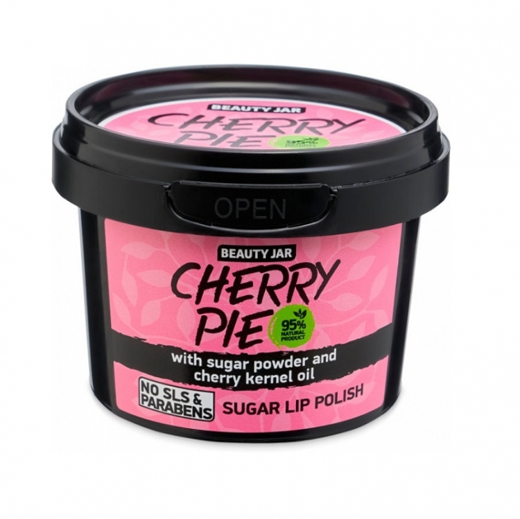 Beauty Jar Cherry Pie απαλό peeling χειλιών