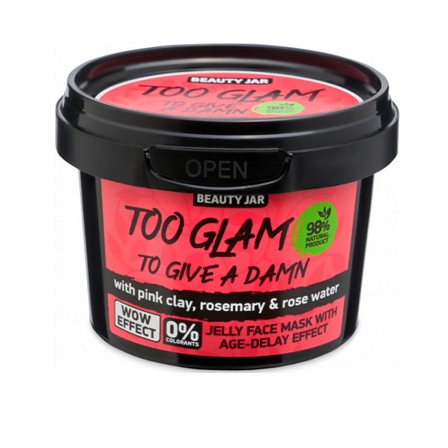 Beauty Jar Gel Μάσκα με ροζ άργιλο