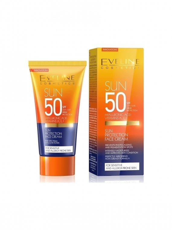 Eveline Αντηλιακή Κρέμα Προσώπου SPF50