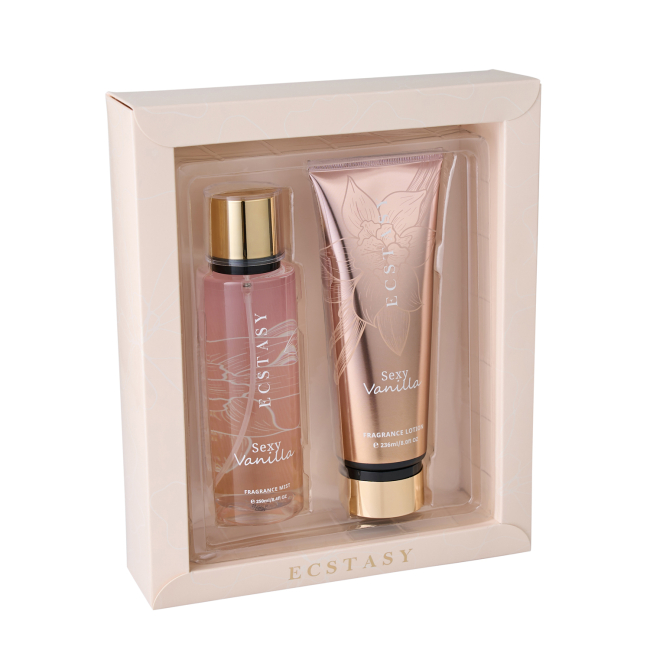 Ecstasy Σετ Δώρου - Sexy Vanilla Body Cream 236ml + Body Mist 250ml
